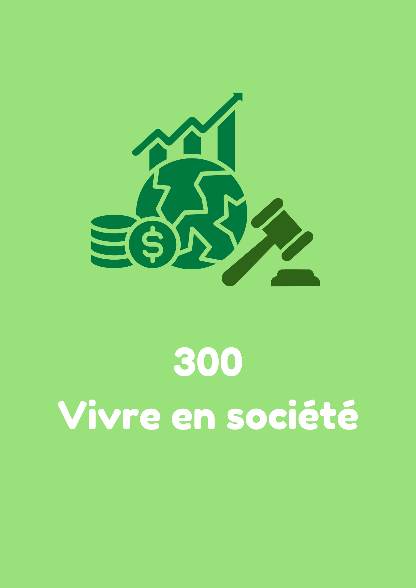 Logo : 300 Vivre en société