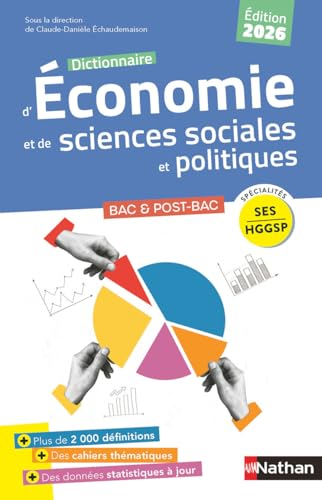 Dictionnaire d'économie et de sciences sociales et politiques - Edition 2026